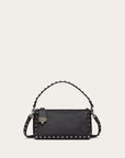 Valentino Garavani Women's SMALL ROCKSTUD GRAINY CALFSKIN CROSSBODY BAG