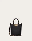 Valentino Garavani Women's ROCKSTUD CROSSBODY POUCH IN GRAINY CALFSKIN