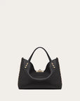 Valentino Garavani Women's SMALL ROCKSTUD GRAINY CALFSKIN BAG WITH CONTRASTING LINING