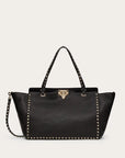 Valentino Garavani Women’s MEDIUM GRAINY CALFSKIN ROCKSTUD BAG