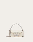 Valentino Garavani Women's LOCÒ SMALL SHOULDER BAG WITH JEWEL LOGO