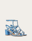 Valentino Garavani Women's ROCKSTUD CALFSKIN ANKLE STRAP SANDAL 60 MM
